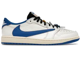 Jordan 1 Retro Low OG SP Fragment x Travis Scott Sail Military Blue
